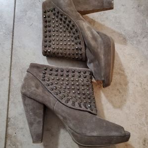 Kenneth cole peep toe ankle booties